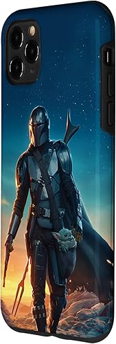 Miniatura 2 de iPhone 11 Pro Max Star Wars The Mandalorian and Grogu Sunset Poster Case