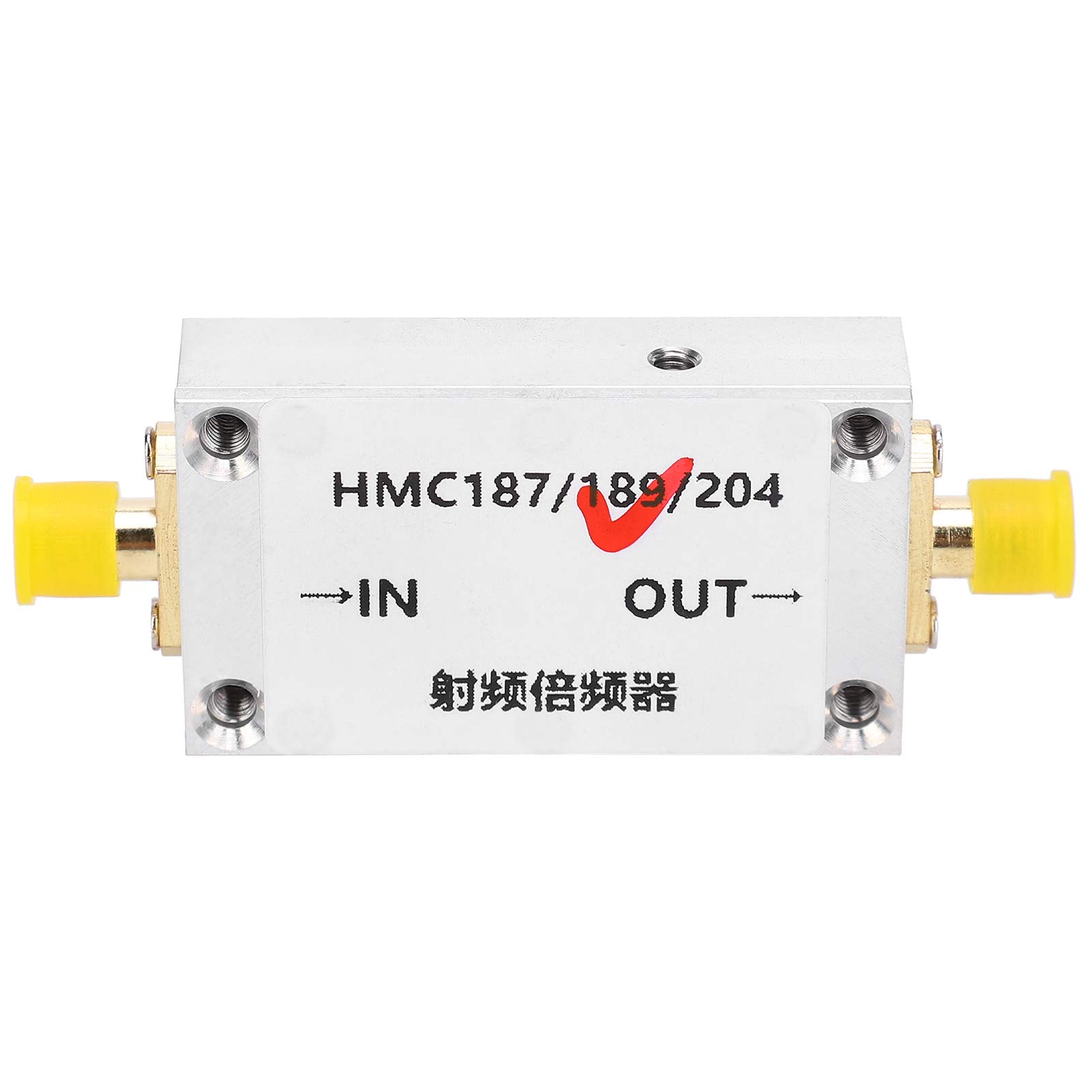 Frequenzverdoppler HMC189 aus Aluminiumlegierung, HF-Funkvervielfacher mit Hoher Eingangsleistung und Großem Frequenzbereich für eine Verbesserte Hochfrequenzverstärkung in der