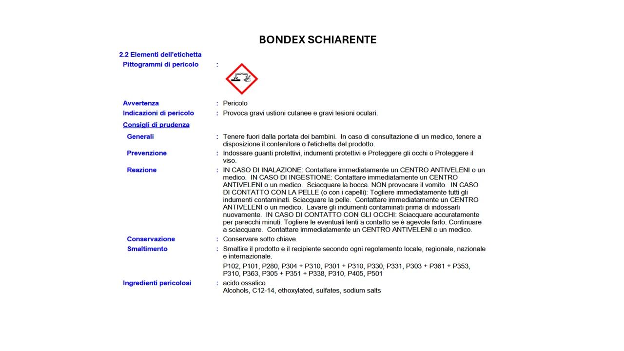 Bondex Schiarente Incolore 1 lt