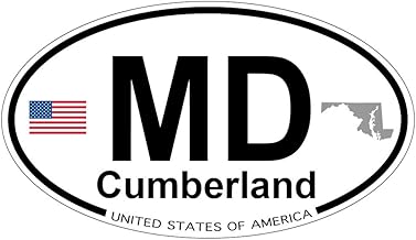 Cumberland, Maryland - Oval Magnet