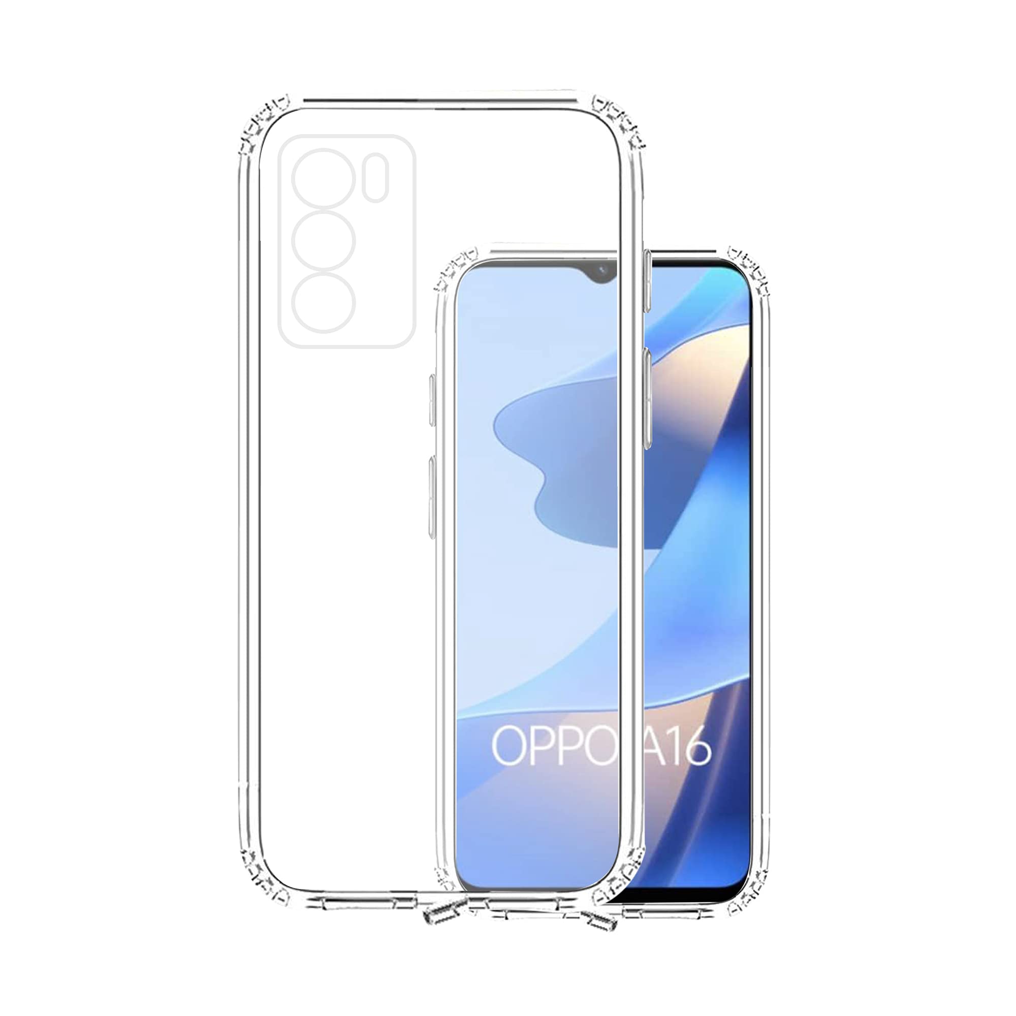 VIDO Transparent Back Case Cover for Oppo A16 (Soft & Flexible & Camera Protection Back Case) (B09DSYRNWD) Amazon Price History, Amazon Price Tracker
