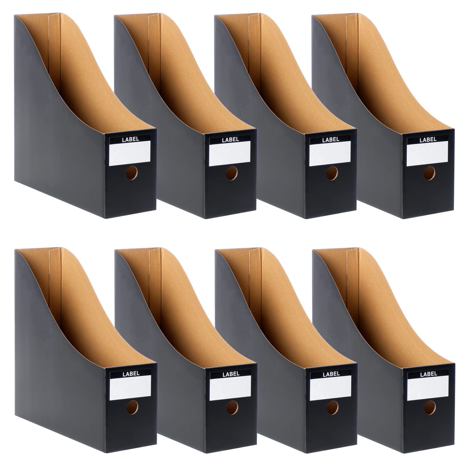 Archivo Documentos 8 Revisteros De Cartón Kraft - Organizadores A4 Para  Documentos, Escuela Y Oficina Organizador Revistas Kraft, image size:1601x1601