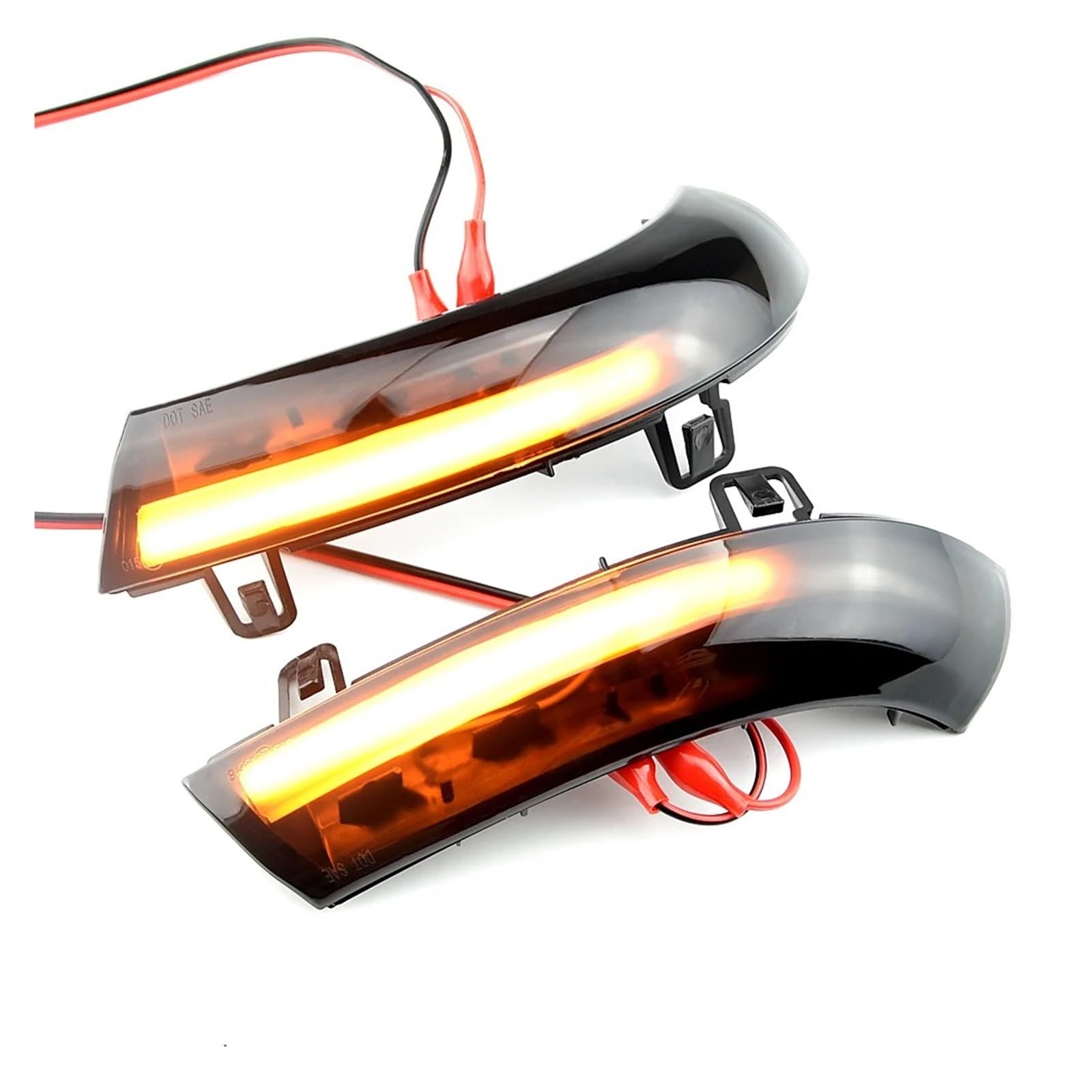 Direzione Luce Sequenziale Specchietto Retrovisore Laterale Dinamico Water Blink Direzione A LED Per Per Passat B5.5 B6 R36 R32 Per Jetta MK5 Per Golf 5 Per GTI Per Sharan Indicatore Direzione(Giallo)