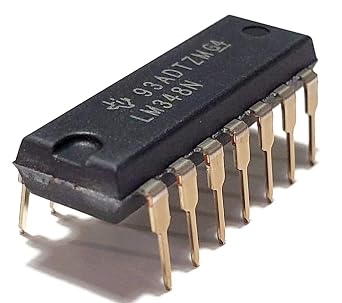 LM348N LM348 Quad High-gain Internally-Compensated 36V Operational Amplifier Op Amp Breadboard-Friendly IC DIP-14 1 Piece