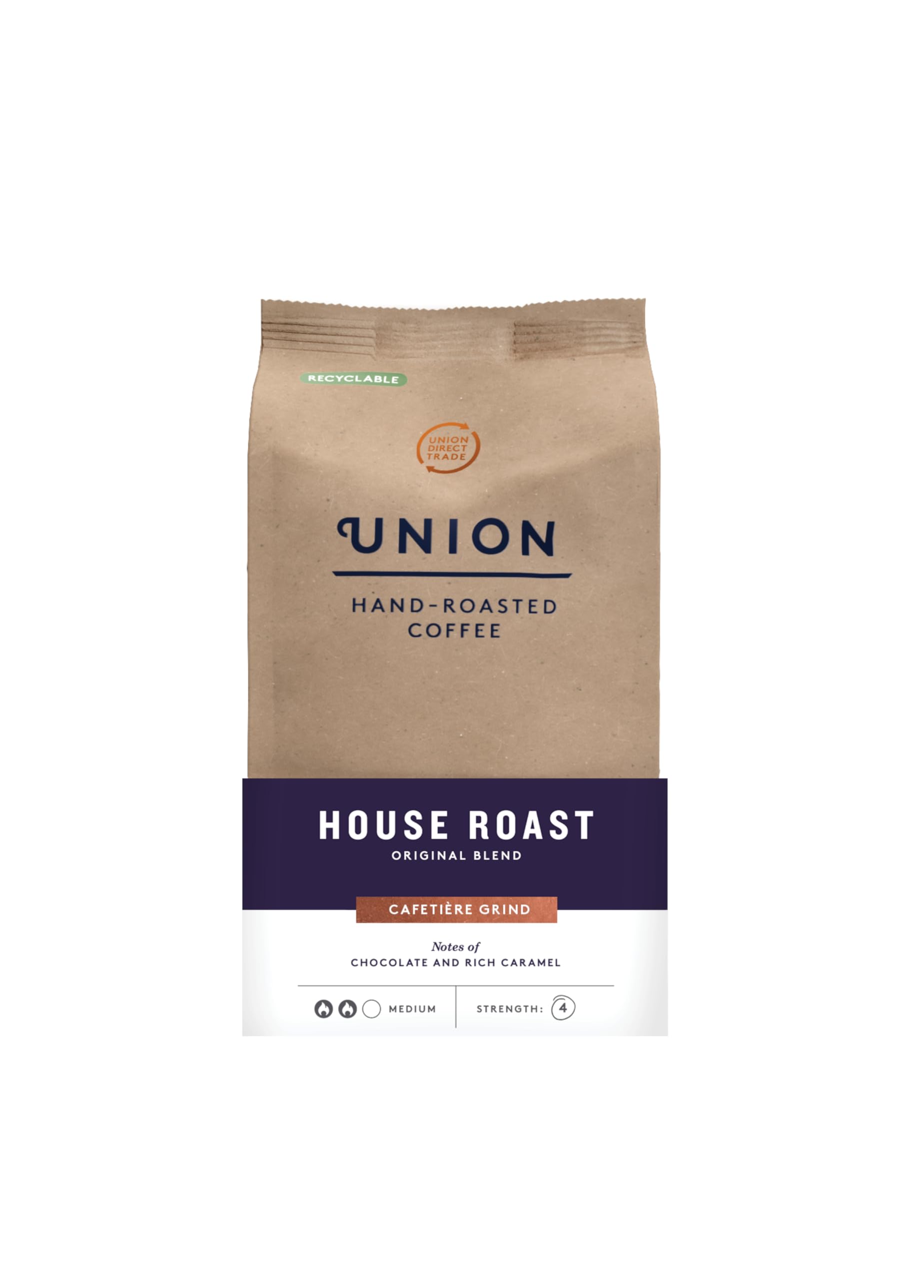 Union Coffee | House Roast Ground Coffee | Medium Roast | Pack of 200g