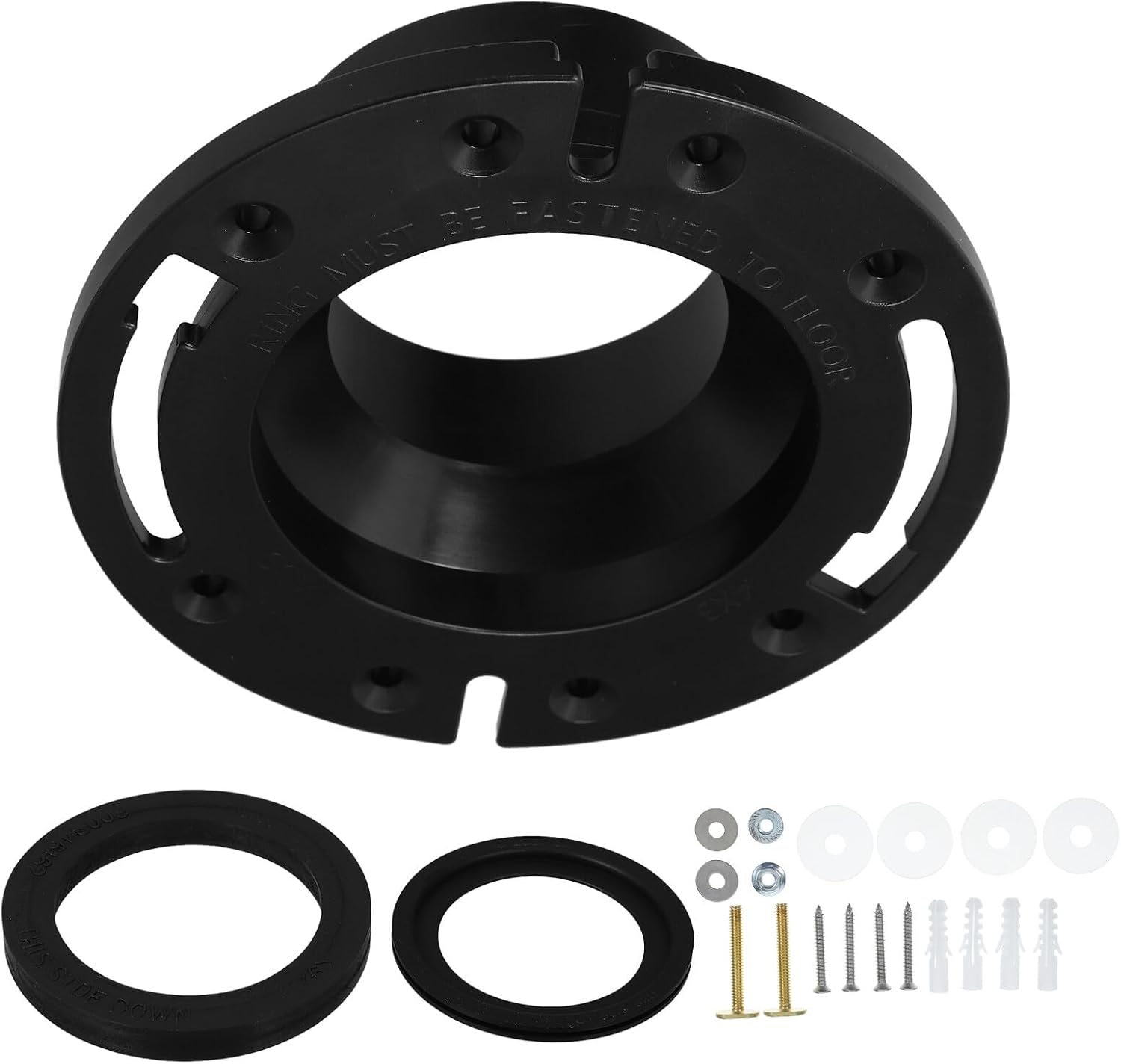 Luxshiny Rv Toilet Seal Kit with Gasket and Flush Ball Seal Rv Replacement Parts for Camper Toilets Replacement