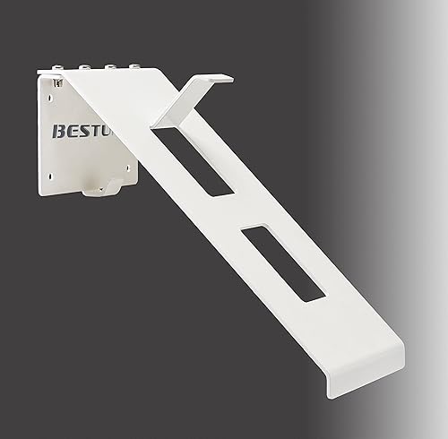 Miniatura 2 de Helmablage Helmhalterung | Para Motorrad Halter Regal Rack Fixierung Fixierung | Berg an der Wand | Blanco
