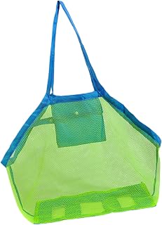 Alasum 1pc Mesh Bags for Toys Oversized Beach Bag Mesh Beach Bags Beach Tote Large Capacity Toy Pouch Large Capacity Beach Bag Green Toys Storage Bag Handbag Toy Bag Sand Digging Tote Bag