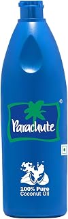 Parachute 100% Pure Unrefined Coconut Oil for Hair - Natural, Chemical-Free, No Preservatives, 18.8 fl oz