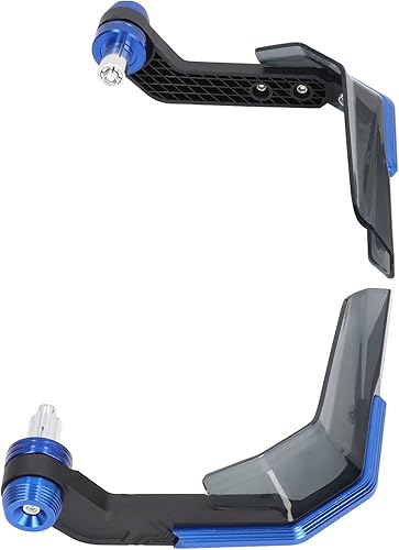 Miniatura 7 de Aramox Protector de mano de motocicleta de 0.866 in, aleación de aluminio, universal para deportes Dirt Bike ATV MX Motocross (azul)