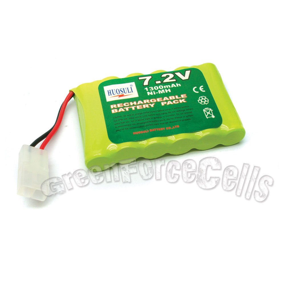 1 x Rechargeable Battery Pack for 7.2V 1300mAh NiMH RC