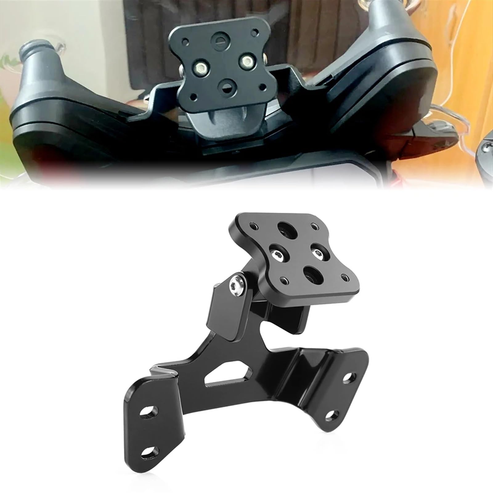 Supporto GPS per Moto Ducati Multistrada V4 2021-2024, Compatibile con Smartphone e GPS, Montaggio Regolabile, Resistente alle Intemperie