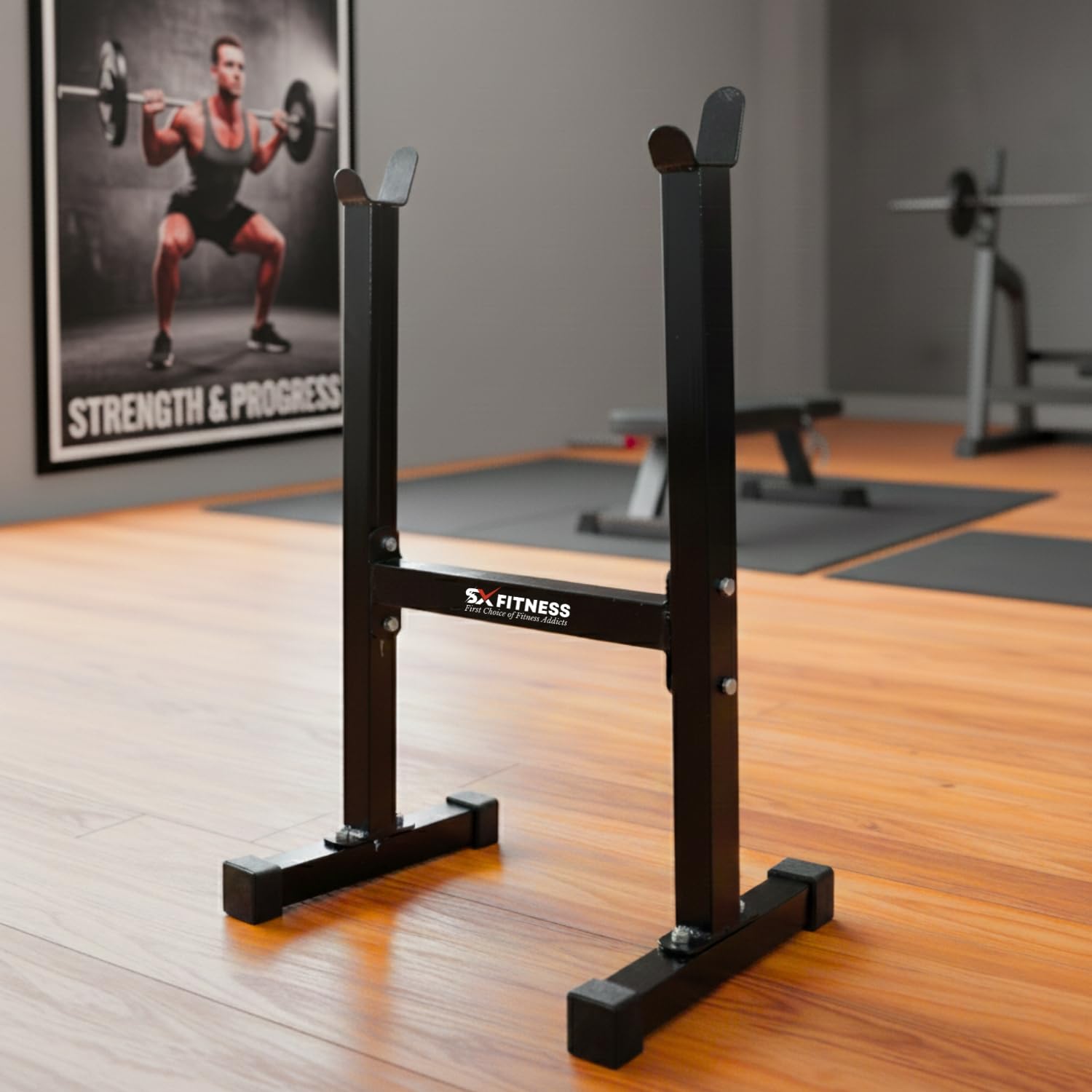 Heavy Duty Bicep Stand for Biceps & Triceps Exercises Color-Black, Material-Iron