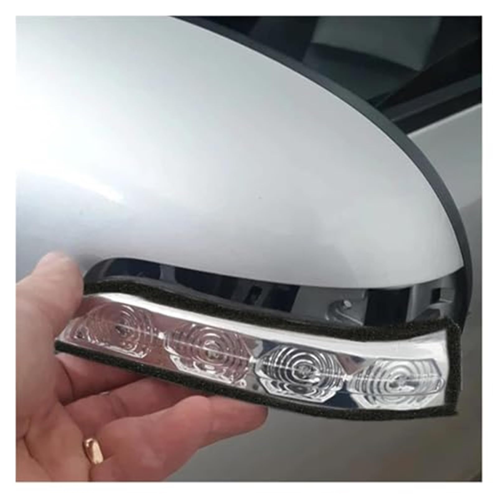 Dla Hyundai, dla I30 2009-2012 LED lusterko wsteczne samochodu boczne skrzydło kierunkowskaz cofania lampka sygnalizacyjna Światło kierunkowskazu samochodowego(BLACK Black Right)