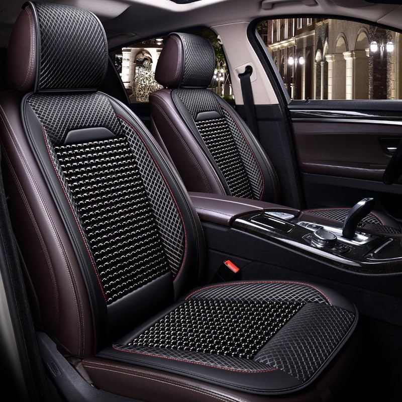 Couvre Coussin Siege Voiture Perles de Bois pour Longs Trajets en VW