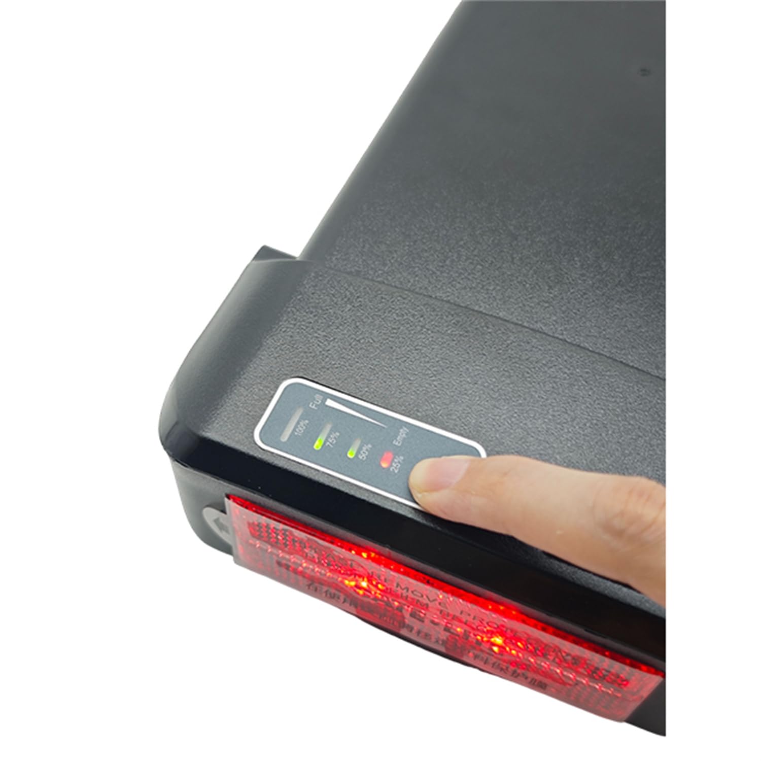 Akumulator do bagażnika elektrycznego 36 V 10,4 Ah / 12,8 Ah / 14 Ah 48 V 10,5 Ah do 36 V / 48 V 250 W 350 W 500 W litowy akumulator rowerowy z BMS i ładowarką (36 V 12,8 AH)