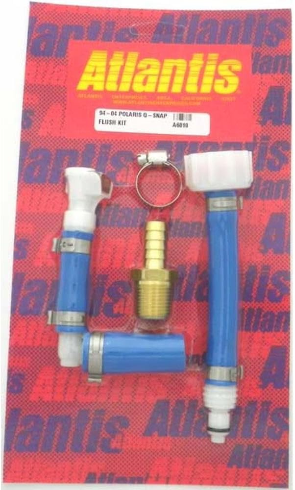 Rareelectrical New Quick Disconnect Flush Kit Compatible With Polaris Slt 750Cc Virage 800Cc Slh 700Cc Sl 1050Cc Virage Tx 1200Cc Sl 700Cc Octane 800Cc Slx 1050Cc Freedom 700Cc By A6010