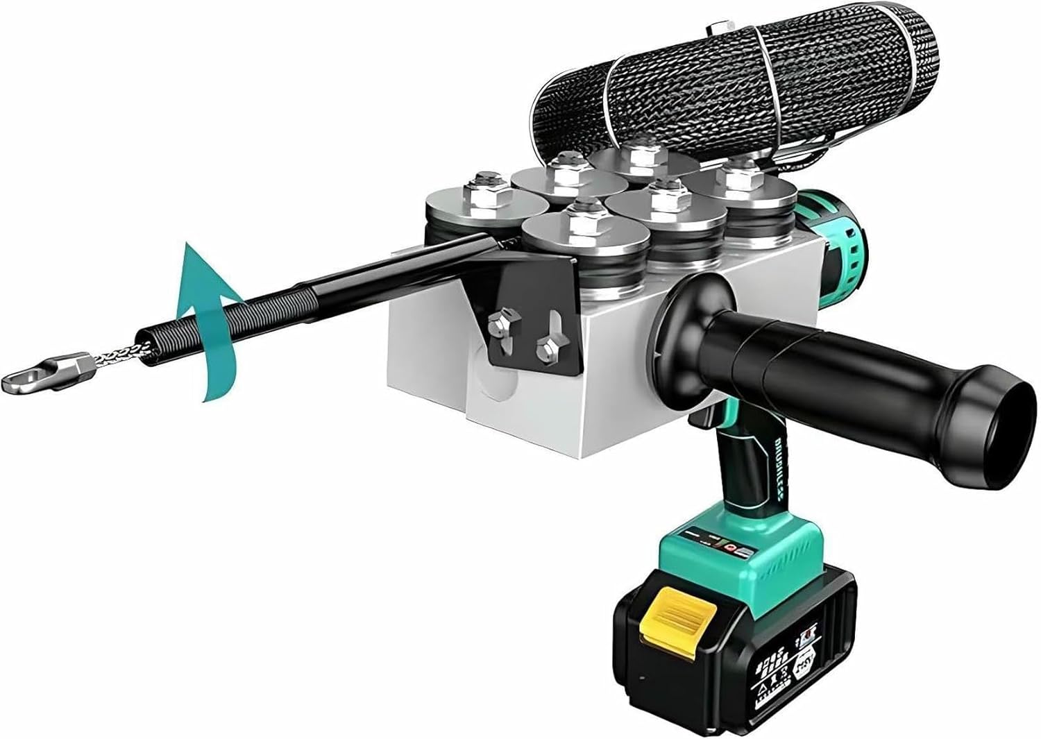 Automatic Fish Tape Tools, Wire Threading Machine, Electric Cable Lead Pipe Wearer, for Behind Walls Electrical Pulling in Home and Office Gardens