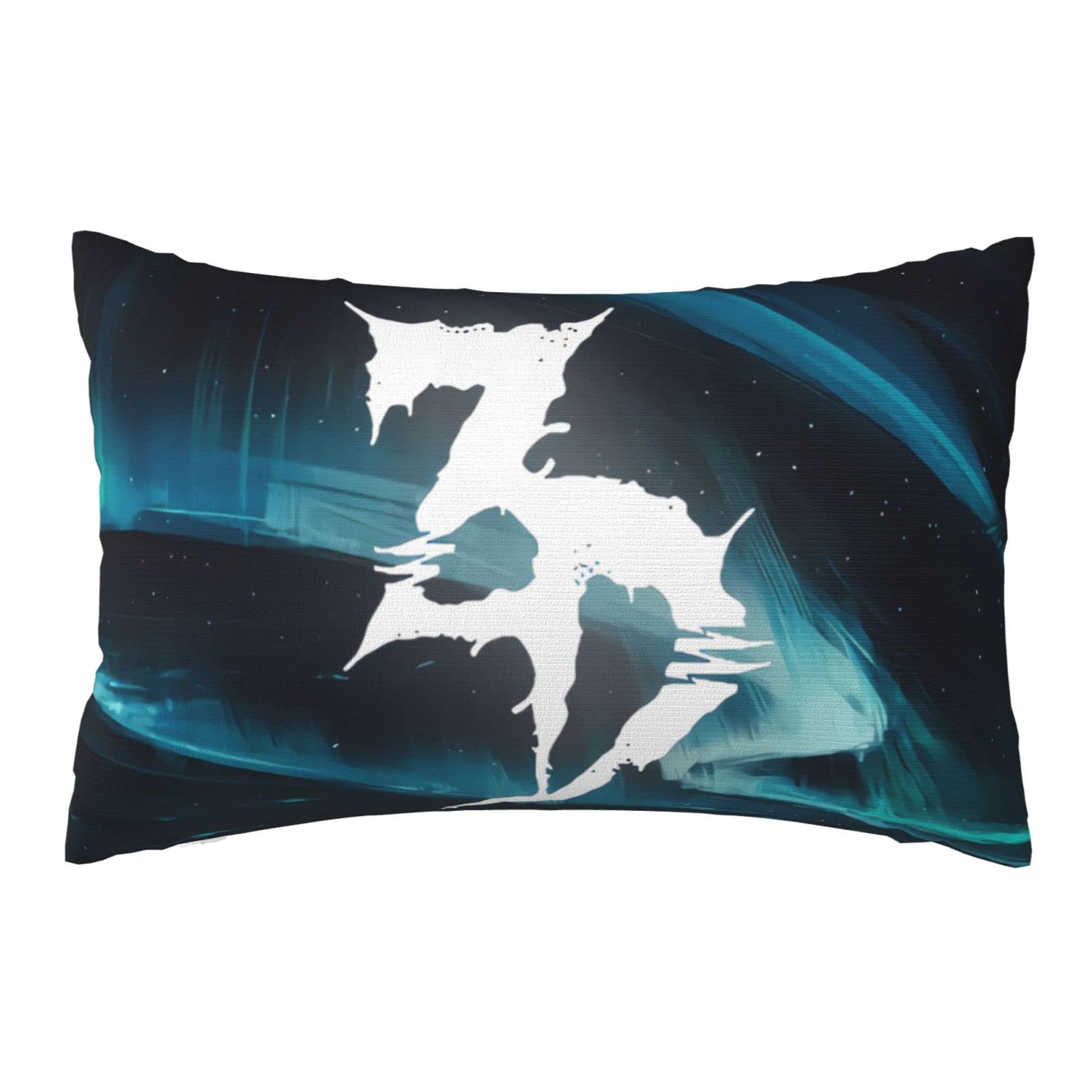 GingerDHallberg Throw Pillows Covers Zeds Singer Dead Band Pillowcase Rectangle Pillow Case with Hidden Zipper Cushion Case for Living Room Bed Sofa 20×30in