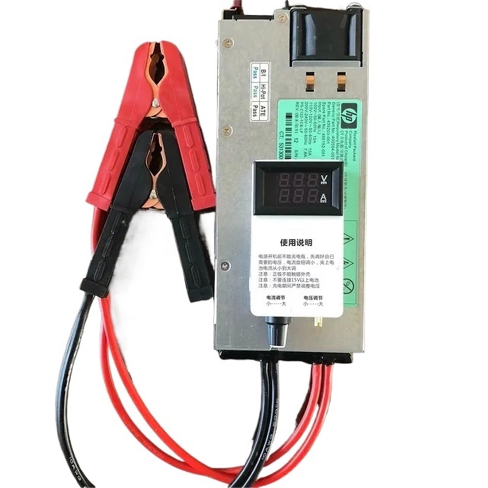 sujeniir 1200W Battery Charger Current Voltage Adjust 3-15V 3-100A for LiFePO4 12.6V Battery 100A Lead-Acid Battery Charger(220V EU)