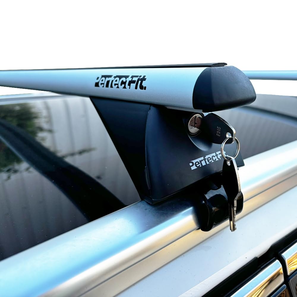 PerfectFit Dachträger Universal 115cm | Geschlossene reling | Aluminium 90kg | Universal Relingträger