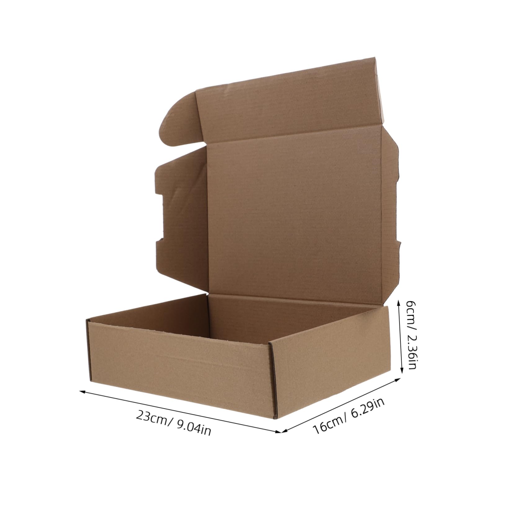 SHINEOFI 25 Piezas Cajas De Cartón Para Envíos Almacenamiento y Embalaje Cajas Postales Planas Para Manualidades y Mudanzas