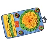 JOINPAYA Interactive Snuffle Mat for Dogs Slow Feed Dog Training Mat Animal Foraging Blanket Washable Multi-Color PET Supply for Engaging Play