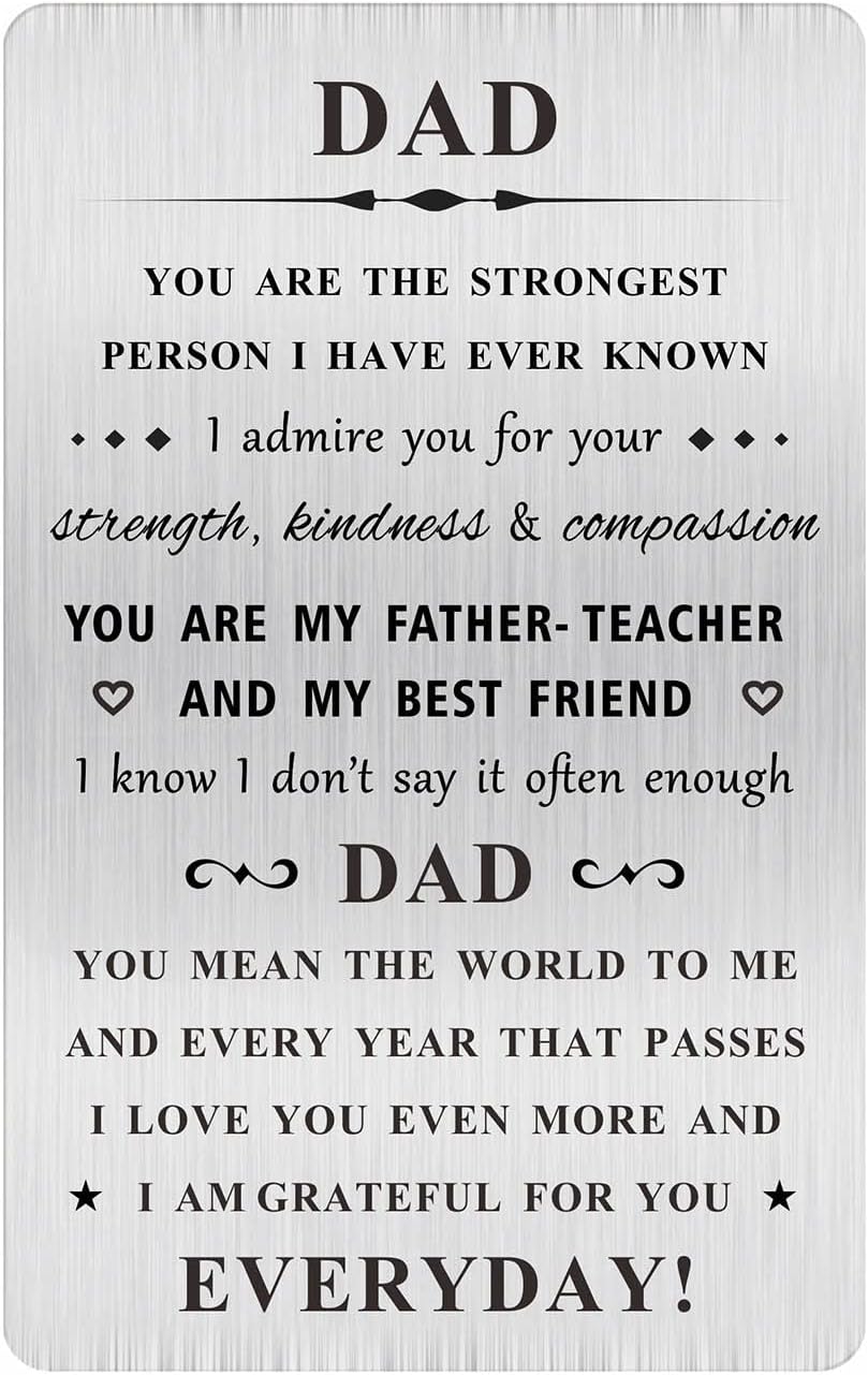 Amazon.com: Gezxin Dad Card- Happy Birthday Dad Card Gifts from ...