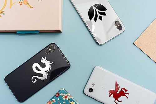 Miniatura 6 de VViViD White Gloss DECO65 - Vinilo adhesivo permanente para Cricut, Silhouette y Cameo (24 pulgadas x 150 pies)