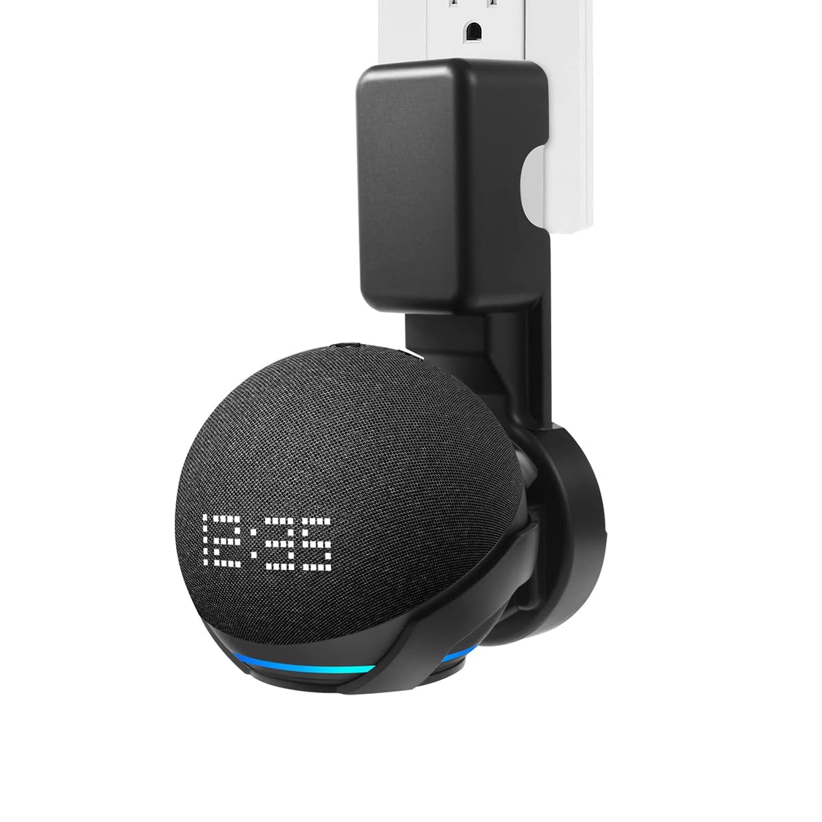 ZORBES® Wall Mount for Alexa Echo Dot 5th Generation, Space-Saving Solution with Cable Management Wall Holder for Alexa Echo Dot 5th Generation, Alexa Echo Dot Accessories (Black, Holder Only) ZORBES® Wall Mount for Alexa Echo Dot 5th Generation, Space-Saving Solution with Cable Management Wall Holder for Alexa Echo Dot 5th Generation, Alexa Echo Dot Accessories (Black, Holder Only)