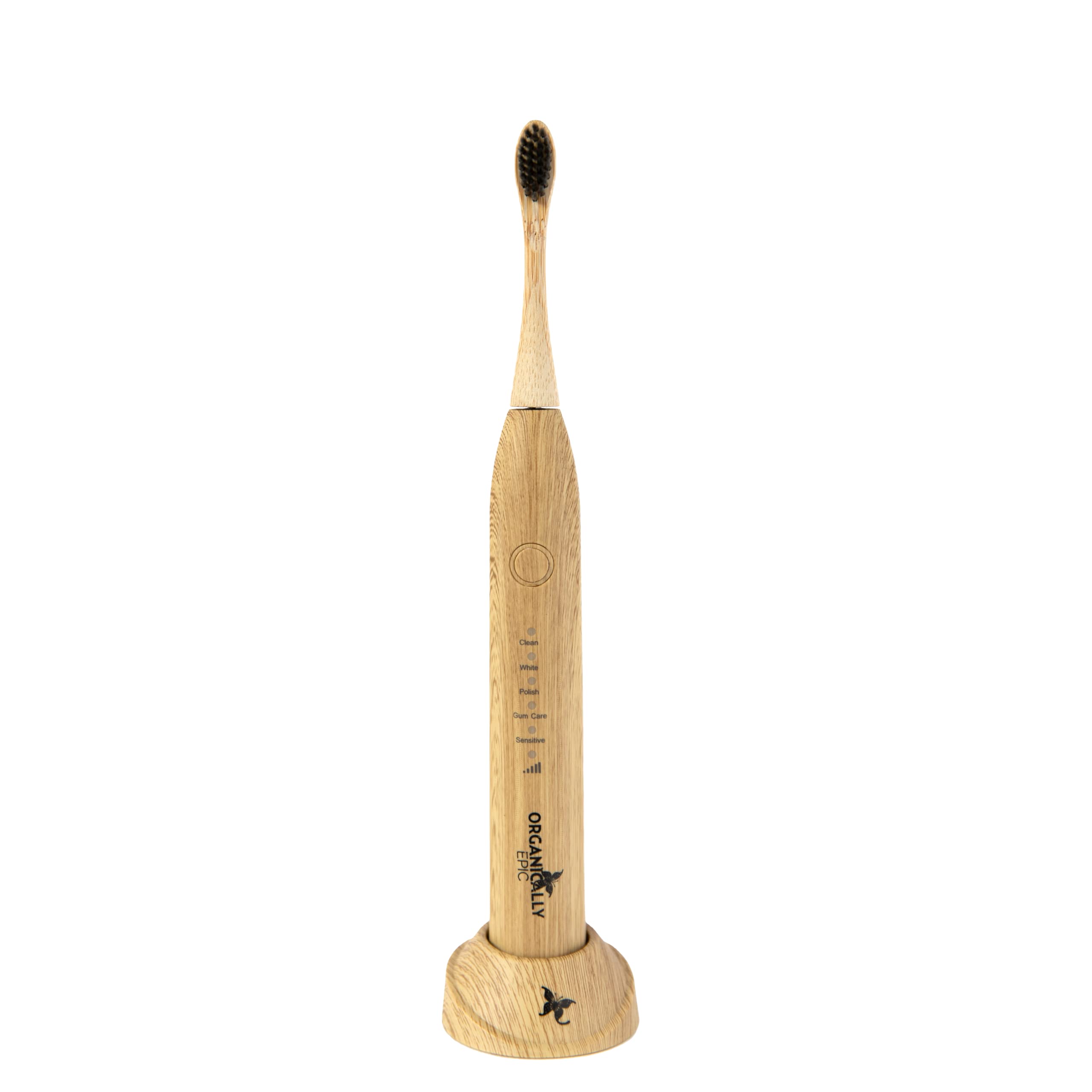 Sonic Wave Bamboo Head Electric Toothbrush