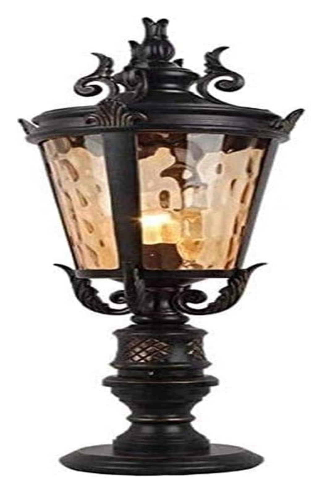 Wall Lamp Solar Lights LED Decorative Columns Post Lantern Pole Lamp Pathway Garden Light Landscape Lighting Patio Yard