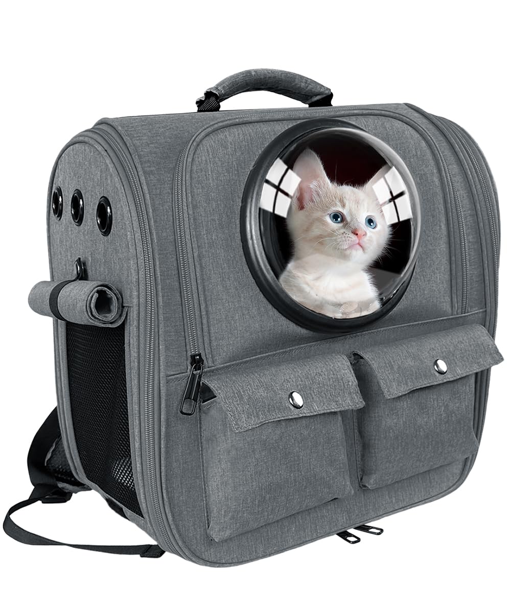 XXBSAZ Pet Carrier Backpack Fat Cat Backpack Expandable Bubble Window