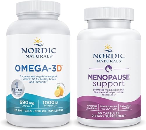 Nordic Naturals Paquete de iniciación - Apoyo para la menopausia y Omega-3D