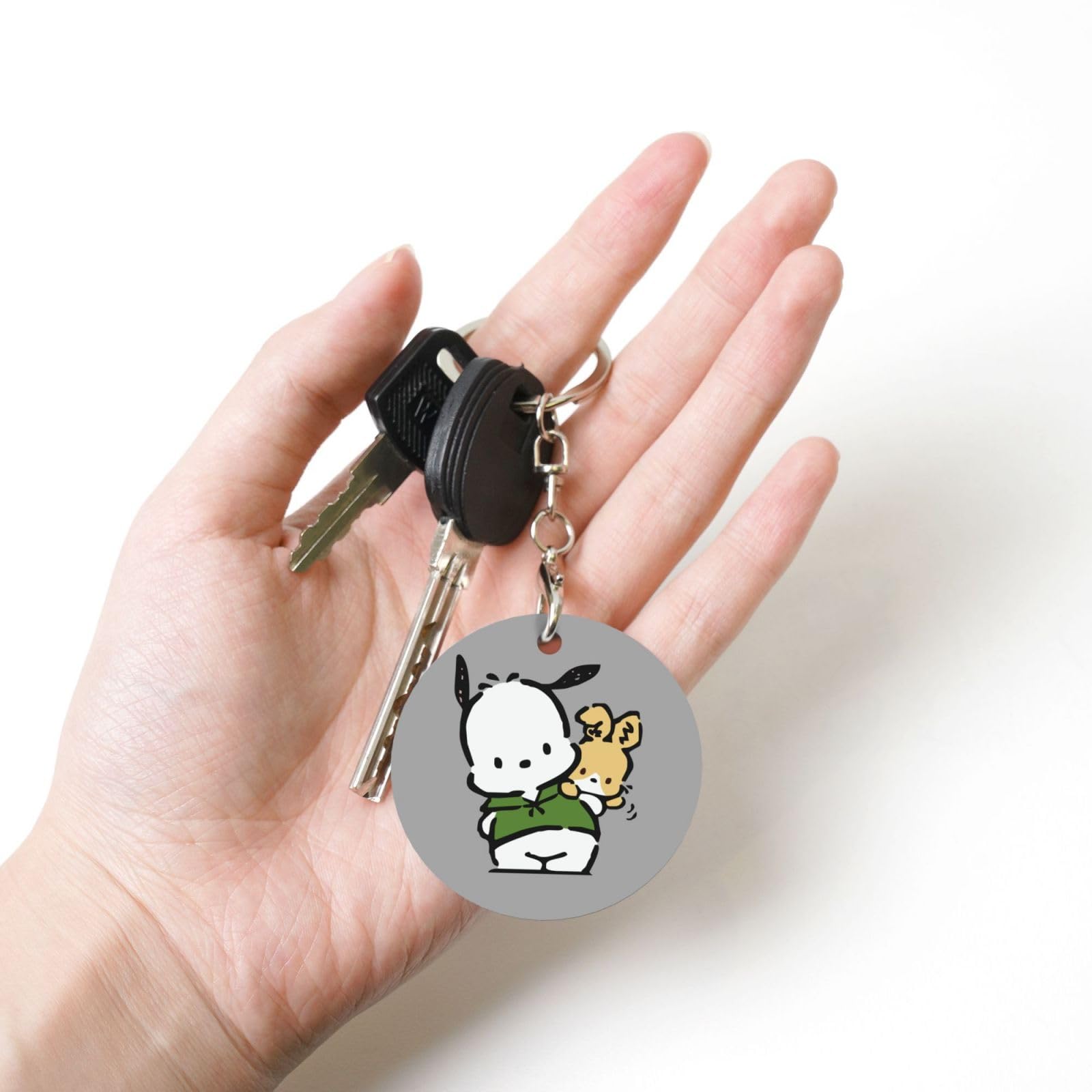ポチャコのキーホルダー Amazon.co.jp: サンリオ(SANRIO) フェイス形リールキーホルダー