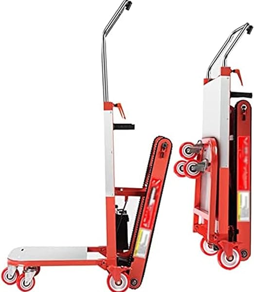 MIJIE Electric Folding Stair Climbing Hand Truck, 5 Wheel Stair
