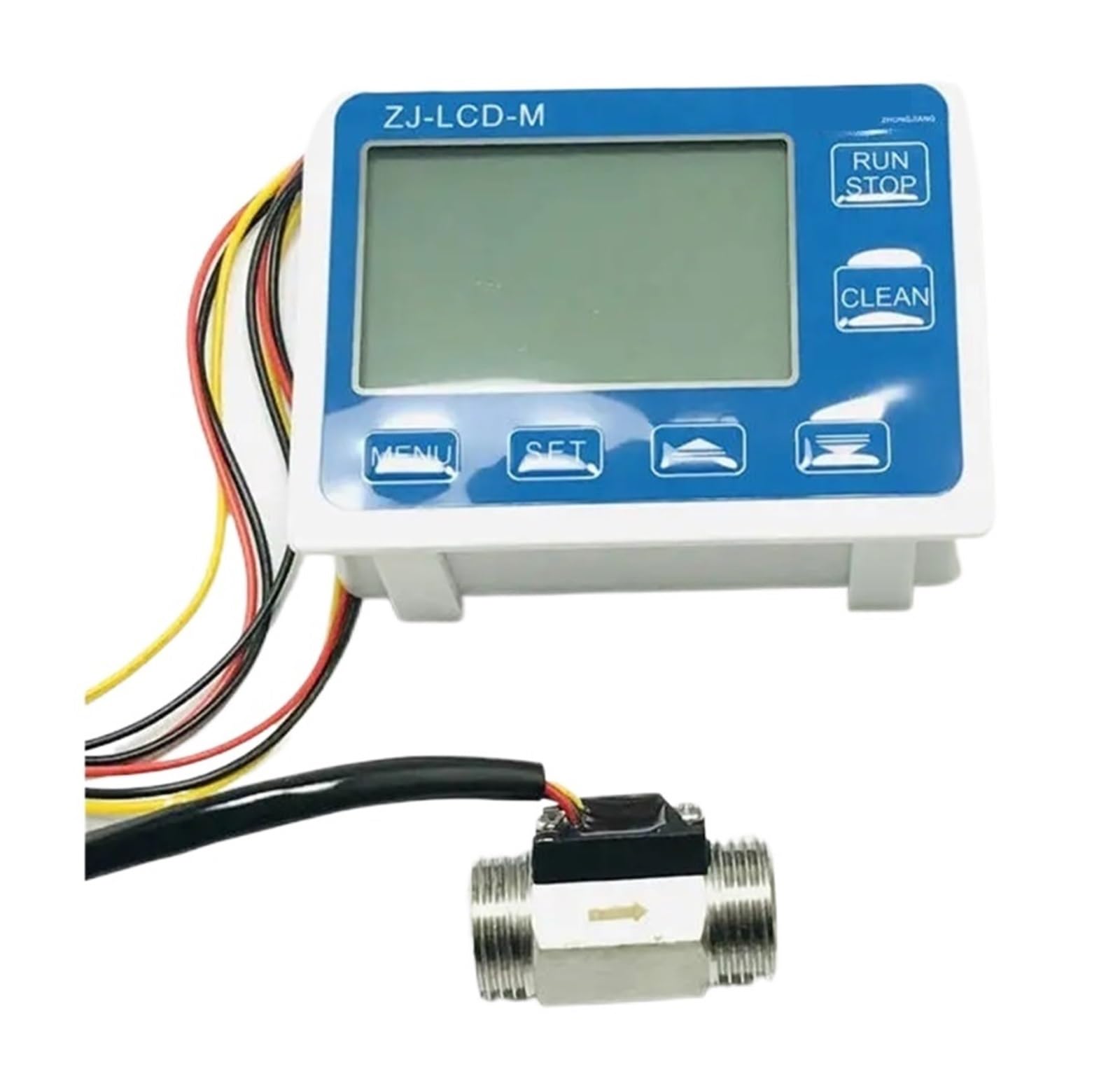 CIRONI Medidor de Flujo Digital LCD con Sensor de Flujo cuantitativo turbinametro (Size : CN)