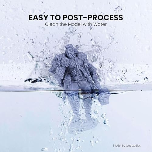 Vista 29 de ELEGOO - Resina rápida lavable con agua para Impresora 3D. Azul traslúcido