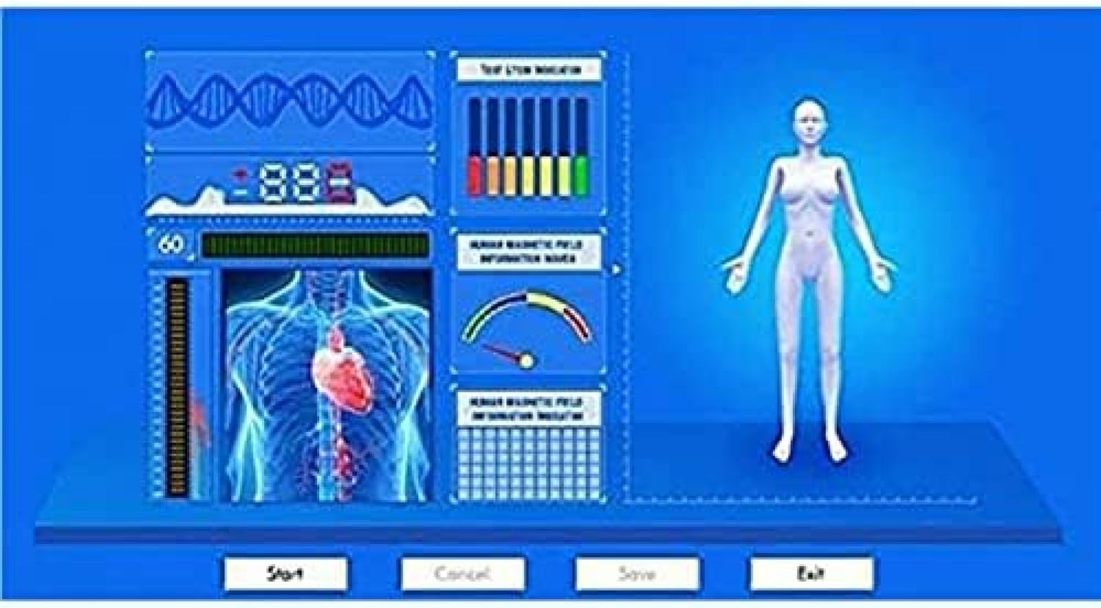 Segnala Il Dispositivo di Analisi della Salute della Risonanza Magnetica Quantistica, L'analisi Completa del Corpo Bio-risonante DHL, Il Sistema di Analisi del Computer Quantistico,Constructive23