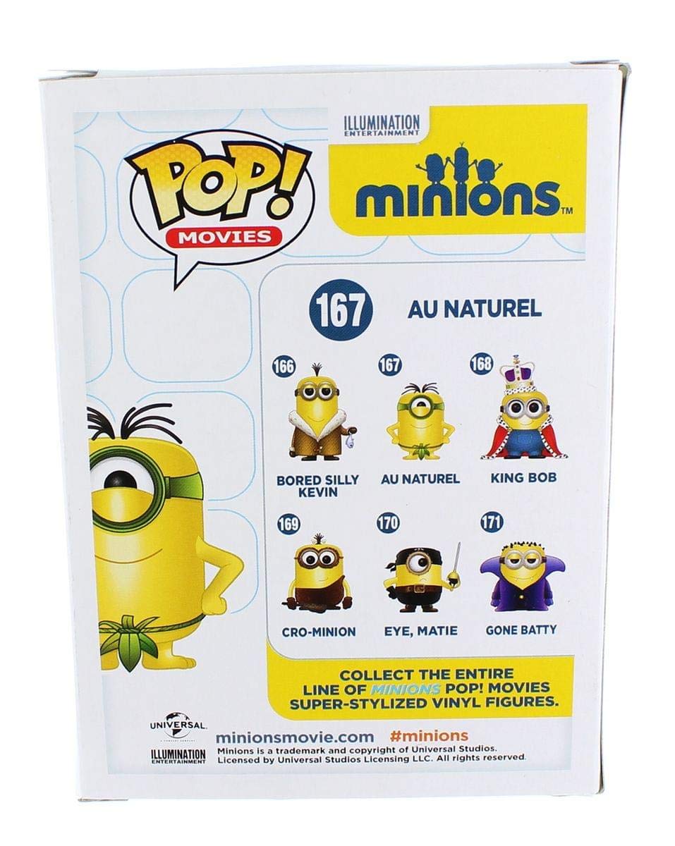 POP Movies: Minions Figure, Au Naturel : Amazon.sg: Toys