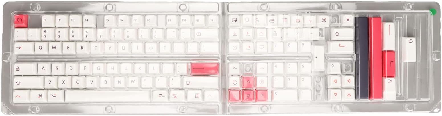 126 Keys PBT Keycaps, Thermal Sublimation Keycaps XDA Profile Keycaps for Most 61/64/68/72/82/84/87/104/108 keys Mechanical Gaming Keyboard