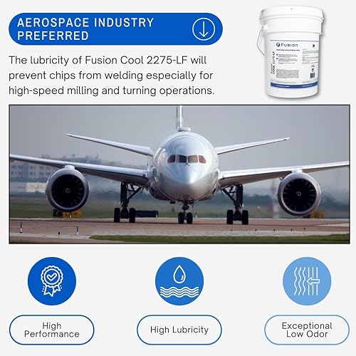 Miniatura 9 de Fusion Chemical - Fluido de mecanizado con baja espuma  Fusion Cool 2275 LF  Refrigerante de uso general con bajo olor excepcional, alta lubricidad