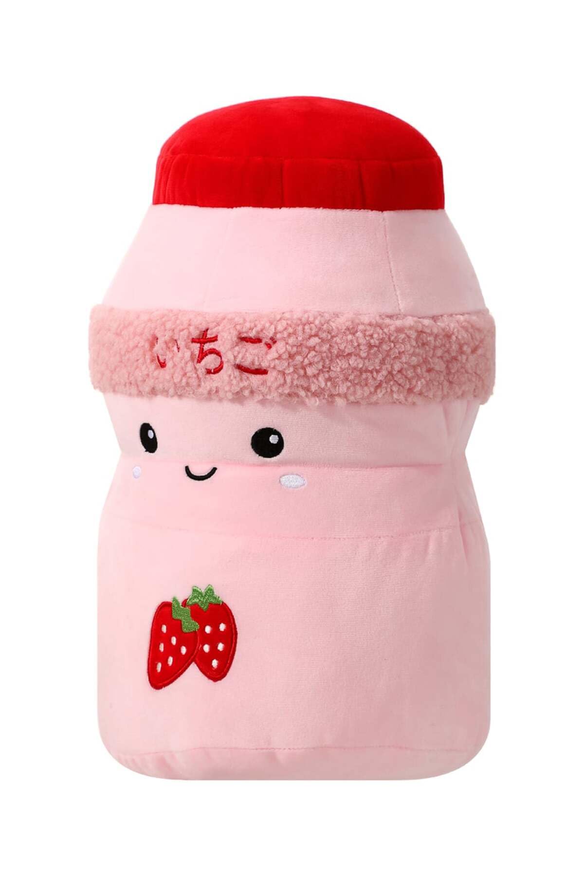 MINISO Faydalı Meyveler Serisi Çilekli Milkshake Figürlü Yastık, TYC216F005622B54227993B00