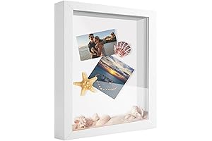 5X7 Shadow Box Frame. Display Case Wood with Plexiglass