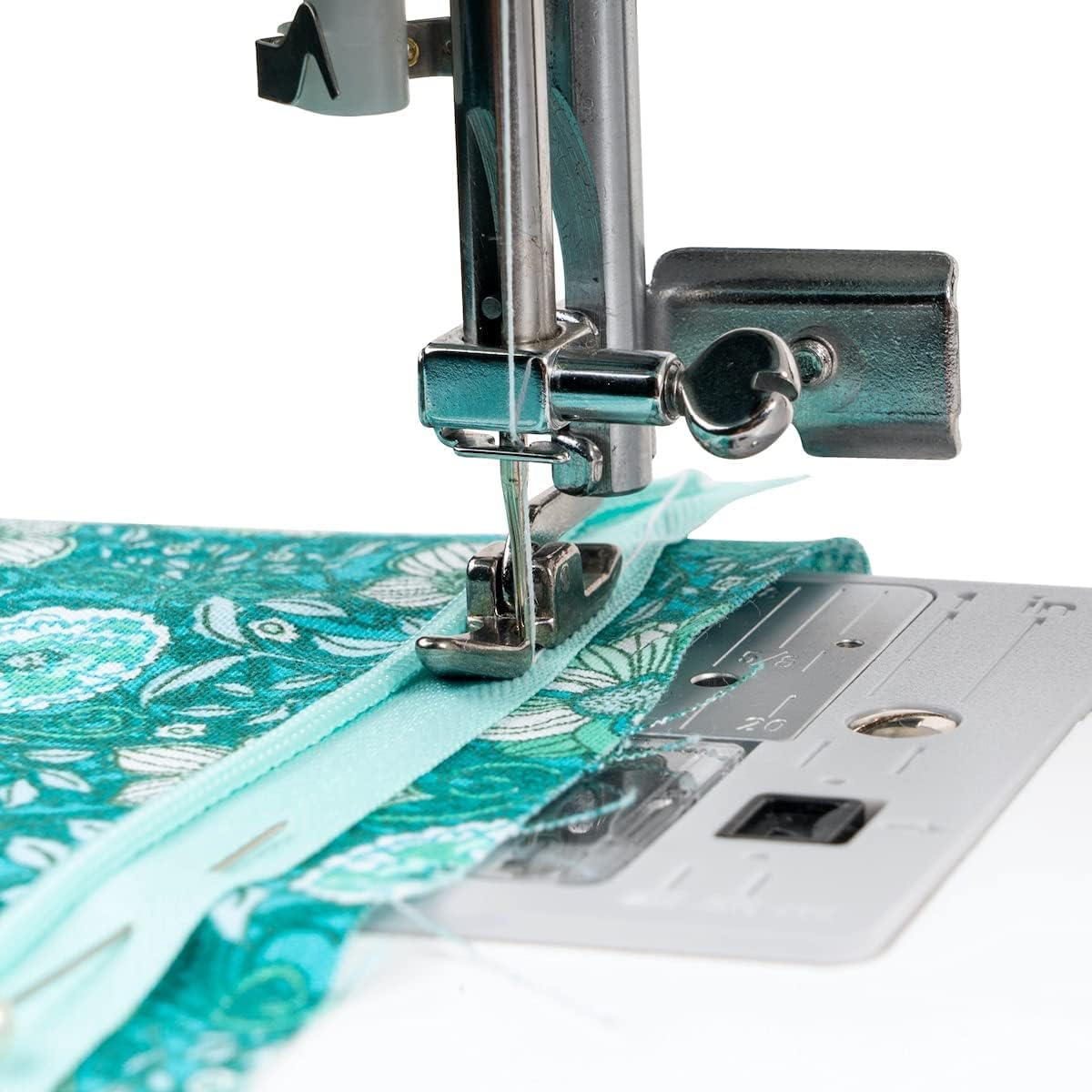 Jasol Usha Sewing Machine Janome Presser Foot Adjustable Invisible Zipper Foot for Usha, Singer, All Type of Automatic Sewing Machine, Pack 1 — Amazon image 6