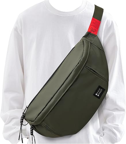 Riñonera grande de talla grande para hombres y mujeres, impermeable, con correa ajustable para viajes, deportes, senderismo, correr, riñonera