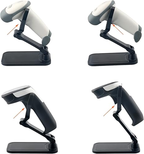 Miniatura 3 de VOTTAN - Soporte universal para escáner de código de barras, plegable, de instalación libre, ángulo y altura ajustable, soporte de escáner manos