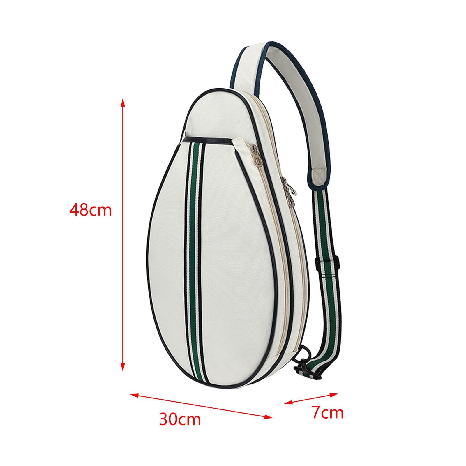 Borsa Tennis Leggera Borsa Badminton Borsa Squash Borsa Racchette Crossbody in Tessuto Oxford Resistente all’Usura Adatta a Viaggiatori Appassionati a