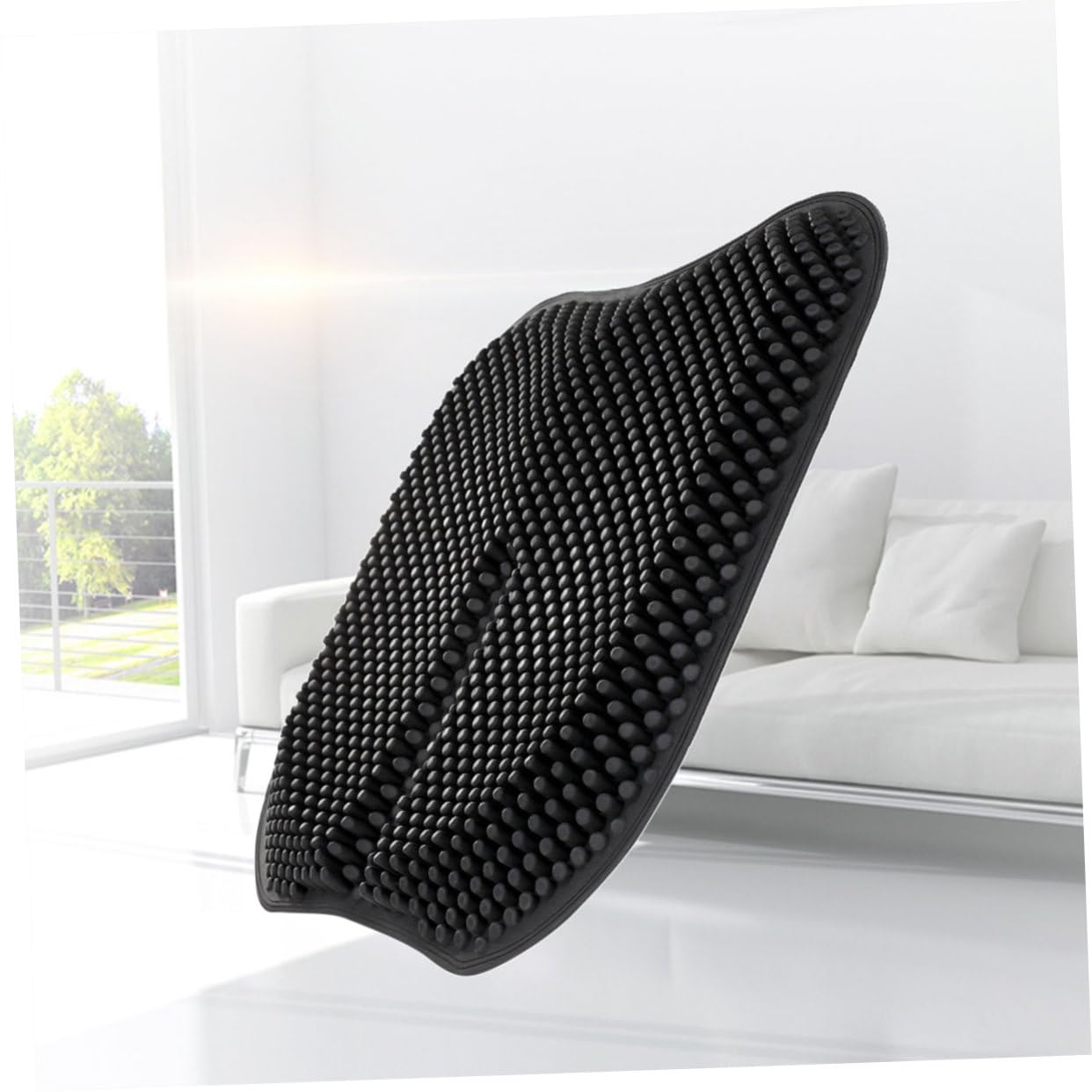 Mikinona Cuscino Massaggiante per Auto Silicone Traspirante Comodo e Antiscivolo Supporto Ergonomico per Uomo e Donna Adatto Sedili Auto Camion e Sedie