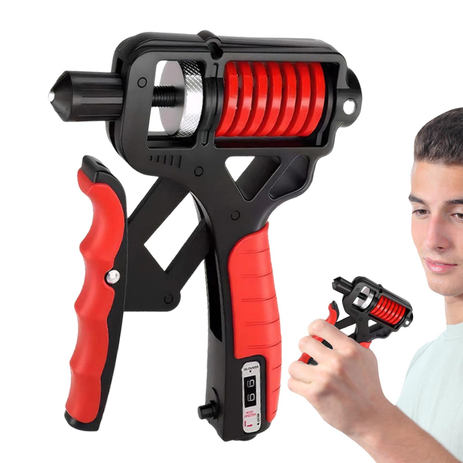 Grip Strength Trainer,Counting Grip | Multifunctional Hand Grip Strengthener, Adjustable Hand Grips for Strength Training with Counting